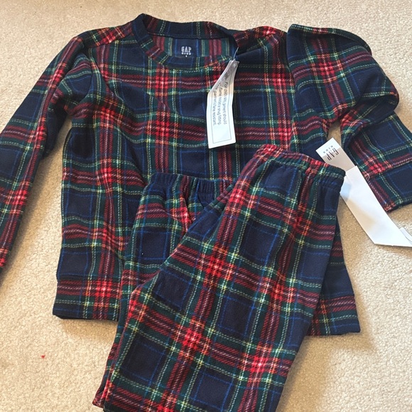 GAP Other - GAP Kids Plaid Pajama Set - Red, Blue, Green